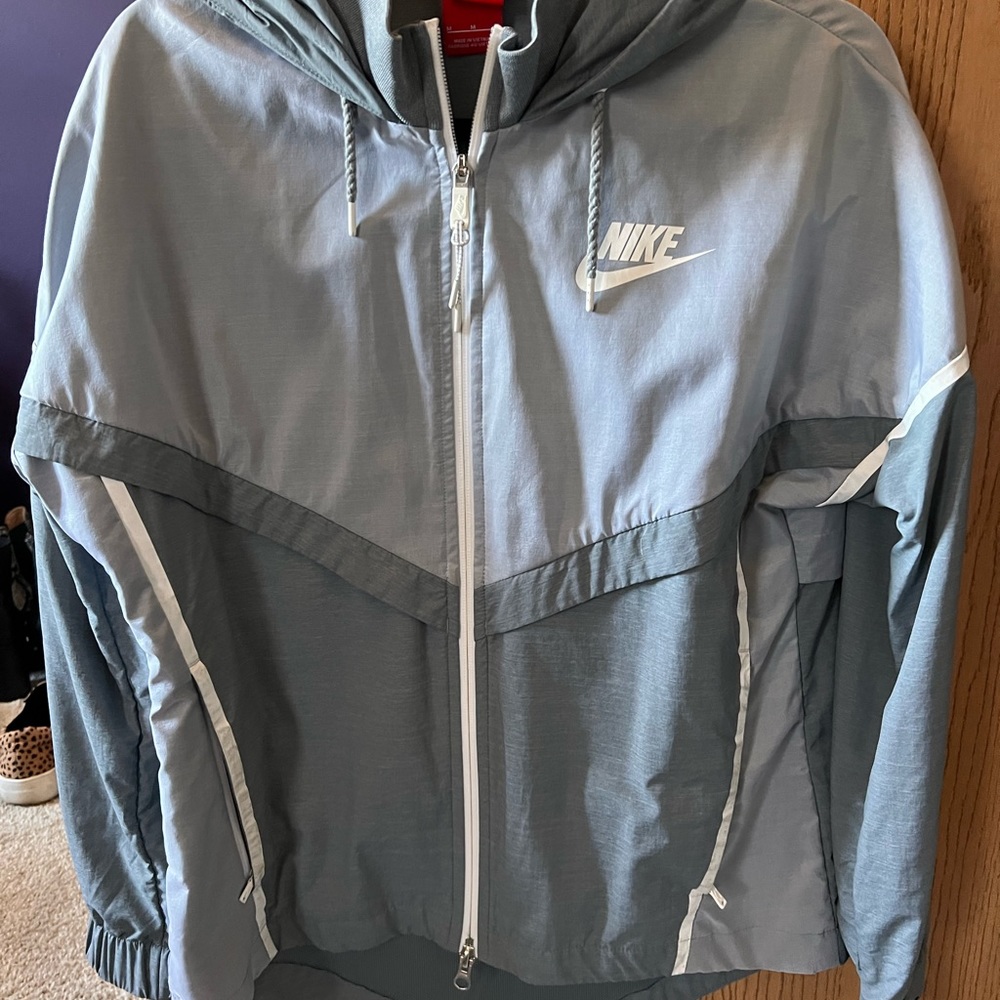 Nike grey windbreaker
